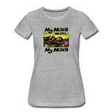 Women’s T-Shirt - My Mind On Coffee (Woman) - heather gray