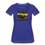 Women’s T-Shirt - My Mind On Coffee (Woman) - royal blue