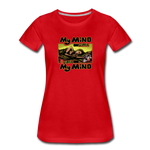 Women’s T-Shirt - My Mind On Coffee (Woman) - red