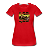 Women’s T-Shirt - My Mind On Coffee (Woman) - red