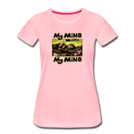 Women’s T-Shirt - My Mind On Coffee (Woman) - pink