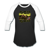 Baseball T-Shirt - My Mind On Coffee (Woman) - black/white