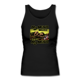 Women's Fitted Tank - My Mind On Coffee (Woman) - black