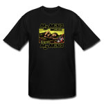 Men's Tall T-Shirt - My Mind On Coffee (Woman) - black