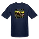 Men's Tall T-Shirt - My Mind On Coffee (Woman) - navy