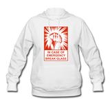 Women's Hoodie - In Case of Emergency (Taco) - white