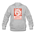 Women's Hoodie - In Case of Emergency (Taco) - heather gray