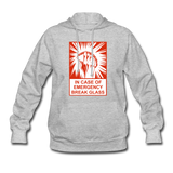 Women's Hoodie - In Case of Emergency (Taco) - heather gray