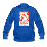 Women's Hoodie - In Case of Emergency (Taco) - royal blue