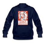 Women's Hoodie - In Case of Emergency (Taco) - navy