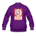 Women's Hoodie - In Case of Emergency (Taco) - purple