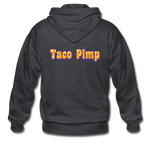 Men's Heavy Blend Adult Zip Hoodie - Taco Pimp - deep heather