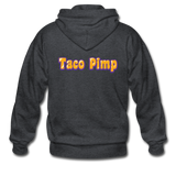 Men's Heavy Blend Adult Zip Hoodie - Taco Pimp - deep heather