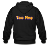 Men's Heavy Blend Adult Zip Hoodie - Taco Pimp - black