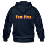 Men's Heavy Blend Adult Zip Hoodie - Taco Pimp - navy