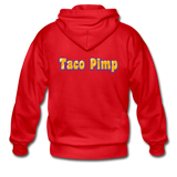 Men's Heavy Blend Adult Zip Hoodie - Taco Pimp - red