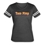 Women’s Vintage T-Shirt - Taco Pimp - vintage smoke/white