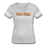 Women’s Vintage T-Shirt - Taco Pimp - heather gray/white