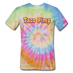 Unisex Tie Dye T-Shirt - Taco Pimp - rainbow