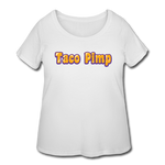 Women’s Curvy T-Shirt - Taco Pimp - white