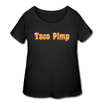 Women’s Curvy T-Shirt - Taco Pimp - black