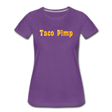 Women’s T-Shirt - Taco Pimp - purple