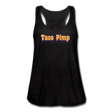 Women's Flowy Tank Top - Taco Pimp - black