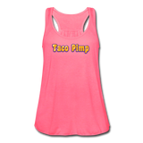 Women's Flowy Tank Top - Taco Pimp - neon pink