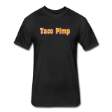 Fitted Men's T-Shirt - Taco Pimp - black