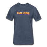 Fitted Men's T-Shirt - Taco Pimp - heather navy