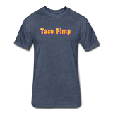 Fitted Men's T-Shirt - Taco Pimp - heather navy