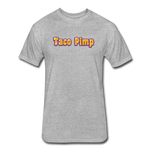 Fitted Men's T-Shirt - Taco Pimp - heather gray