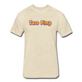 Fitted Men's T-Shirt - Taco Pimp - heather cream