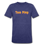 Men's Tri-Blend T-Shirt - Taco Pimp - heather indigo