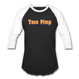 Baseball T-Shirt - Taco Pimp - black/white