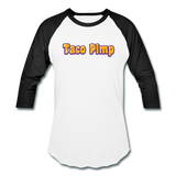 Baseball T-Shirt - Taco Pimp - white/black