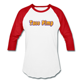 Baseball T-Shirt - Taco Pimp - white/red