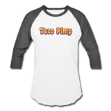 Baseball T-Shirt - Taco Pimp - white/charcoal