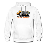 Men’s Premium Hoodie - My Mind On Tacos - white