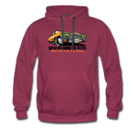 Men’s Premium Hoodie - My Mind On Tacos - burgundy