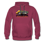 Men’s Premium Hoodie - My Mind On Tacos - burgundy