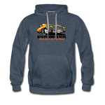 Men’s Premium Hoodie - My Mind On Tacos - heather denim