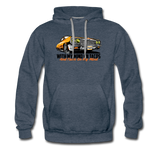 Men’s Premium Hoodie - My Mind On Tacos - heather denim