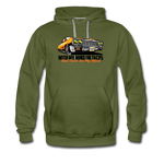 Men’s Premium Hoodie - My Mind On Tacos - olive green