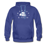 Men’s Premium Hoodie - Menage A Trois (White Logo) - royalblue