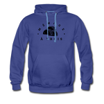 Men’s Premium Hoodie - Menage A Trois (Black Logo) - royalblue