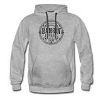 Men’s Premium Hoodie - Bangin' Apparel Co. Logo (Black Logo) - heather gray