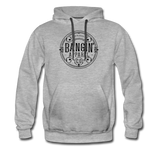 Men’s Premium Hoodie - Bangin' Apparel Co. Logo (Black Logo) - heather gray