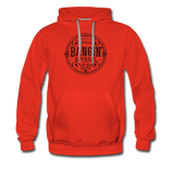 Men’s Premium Hoodie - Bangin' Apparel Co. Logo (Black Logo) - red