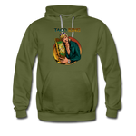 Men’s Premium Hoodie - Taco King - olive green